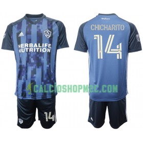 Los Angeles Galaxy Chicharito 14 Bambino Maglia Trasferta 2020/2021 Manica Corta (+ Pantaloncini)